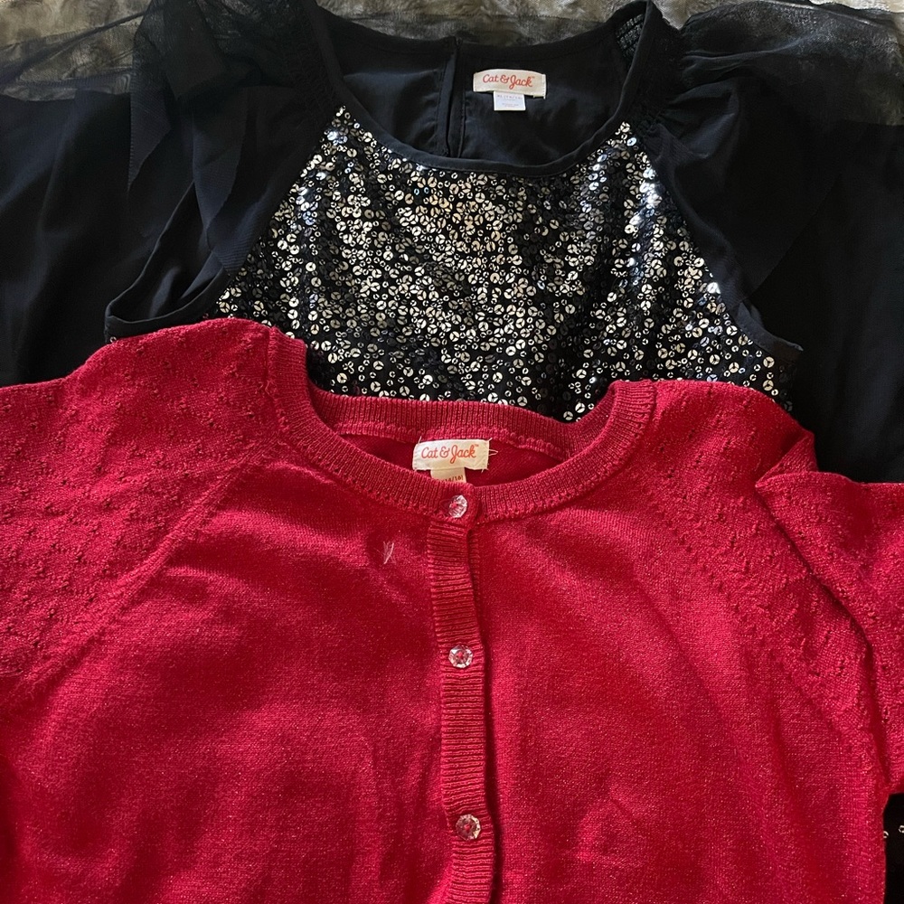 Dress and sweater
